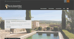 Desktop Screenshot of immobilier-du-luberon.com